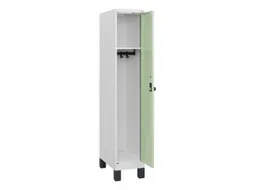 schoollocker,HxBxD 1630x300x500mm,1vak,vak B 300mm,draaigrendel,voeten