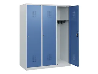 schoollocker,HxBxD 1530x1200x500mm,3vak,vak B 400mm,cil.-slot - 1