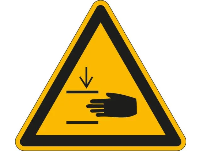 DiscountOffice Waarschuwingsbord Waarschuwing: Handletsel Wandbord ...