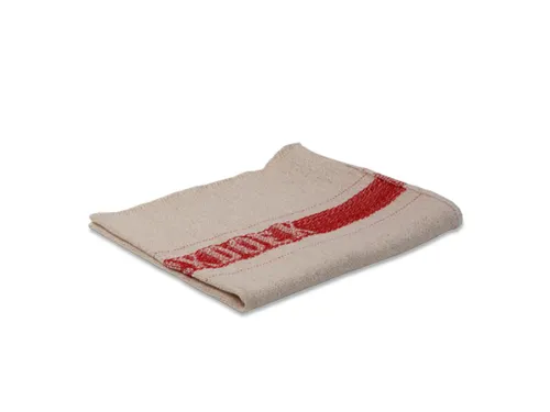 Werkdoek 100% katoen 40x50cm 10 Stuks Wit Rood