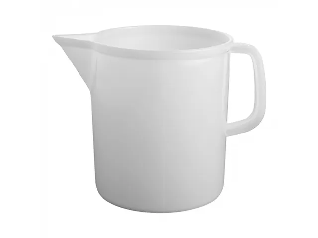 Emga Maatbeker kunststof Wit 3 liter