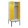 locker met bank,voor scheiding van kleding,HxBxD 2120x800x815mm,2vak