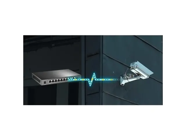10-Poorts Gigabit PoE+ Switch 8 Gigabit