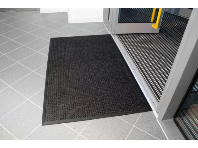 schoonloopmat,HxLxB 7x900x600mm,rubber,met oppervlak in kubusvorm