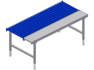Tafel Voor Paktafelsysteem 2000 Hxbxd 690-960X1955X920Mm - 1