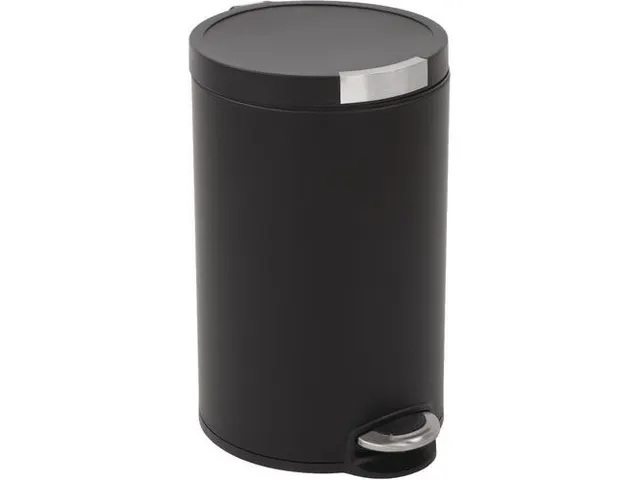 Pedaalemmer Artistic Step Bin 12 Liter Mat Zwart