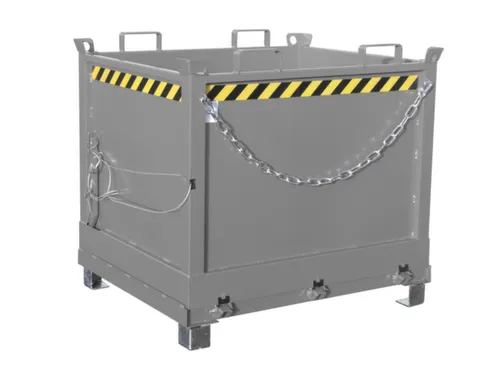 klapbodemcontainer,HxLxB 1145x1040x1245mm,1m³,hijsogen,vorksloffen