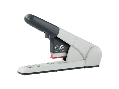 Blokhechter Leitz 5551 Heavy Duty 80vel zilvergrijs