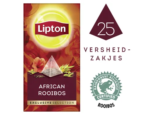Thee Lipton Exclusive Afrikaanse rooibos 25x2gr