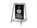 Impression Pleine surface panneau de trottoir Swing Double-face