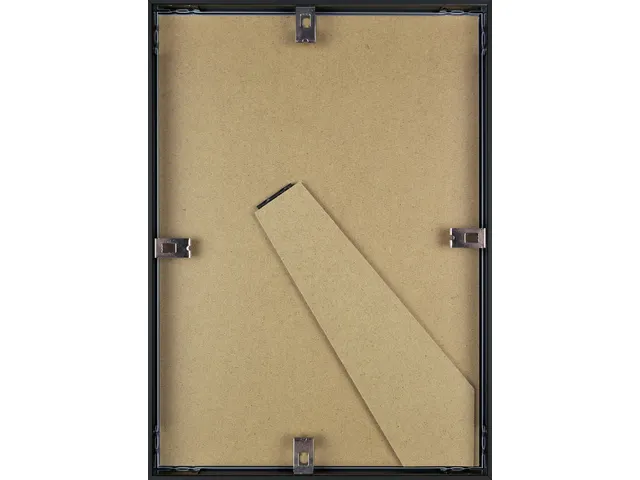 Cadre photo Seco A4 aluminium brossé noir