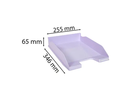 Brievenbak COMBO Pas tel mauve glossy