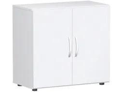 kantoorkast,HxBxD 752x800x420mm,1xhouten vloer,2ordnerhoogte,romp wit