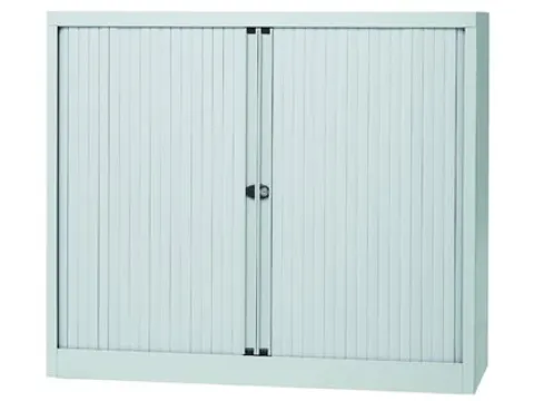 Roldeurkast Lichtgrijs 103x120x43 (HXBxD)