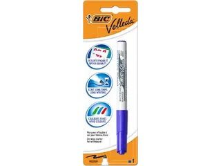 Bic Velleda whiteboardmarker 1741, blauw, op blister - 2