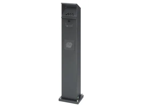 Asbakstaander Vierkantvormig Staalplaat 2 Liter 1150x180x150mm