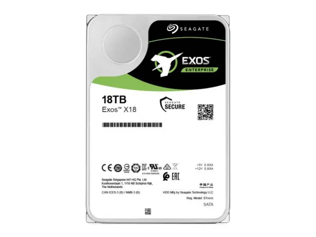 Seagate Enterprise ST18000NM004J, 18 TB, 7200 RPM, 256 MB, 3.5 inch, S