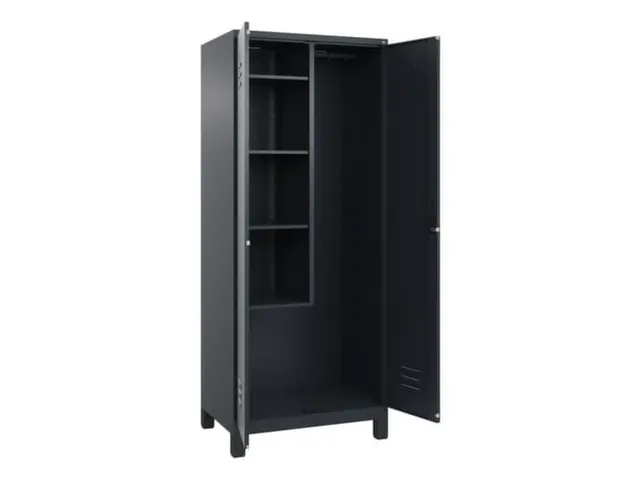 schoonmaakkast,HxBxD 1950x800x500mm,links 4vakken