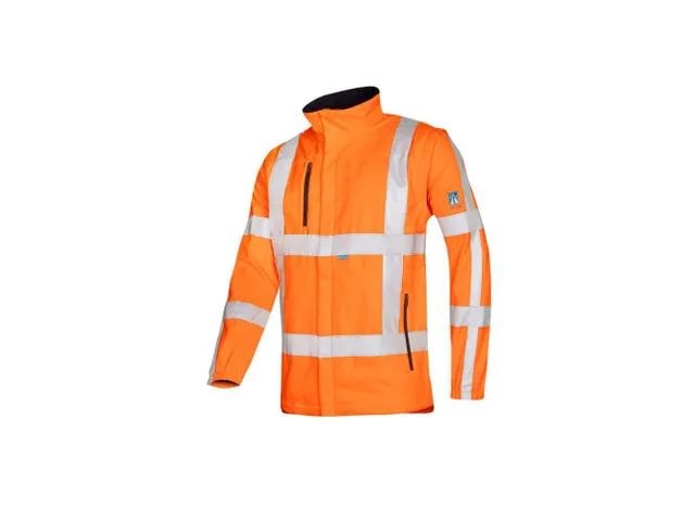 Sioen Alphen softshell, fluo oranje, maat S, per stuk