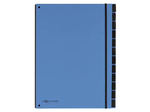 Sorteermap Pagna Trend 12 vaks A4 Pp Lichtblauw