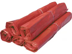 Powersterko Afvalzak HDPE 70x110cm T30 Rood 120 Liter 20x15 Stuks