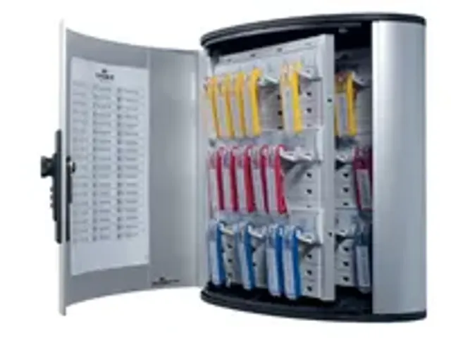 OUTLET Sleutelkast Aluminium Durable 310x305x125mm 36 Sleutels Cijfers