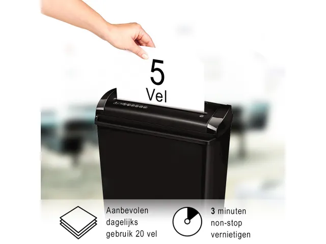 Papiervernietiger Fellowes P-25s 7mm Stroken P-2