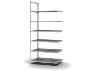 dossierstelling,aanbouwveld,HxBxD 2200x1000x600mm,vaklast 90kg - 2