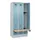 locker met bank,HxBxD 1950x900x815mm,3vak,vak B 300mm,cilinderslot