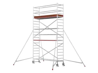 rolsteiger,reik H 6,4m,steiger H 5,64m,2platform(s),m. luik - 1
