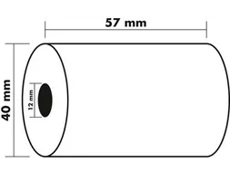 Rolletjes Bank En Betaalkaartterminal 57x37x12mm