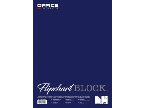 Flip-Overblok 58.5x81cm geruit 20 vel