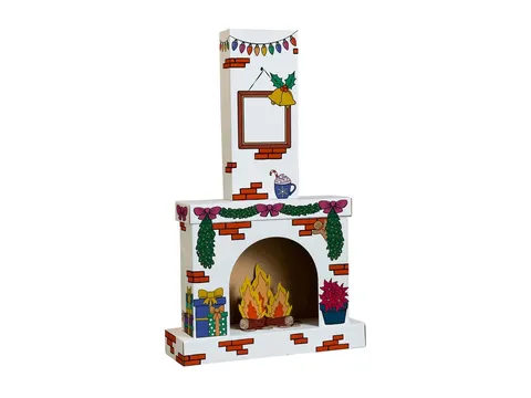 Kartonnen Openhaard XL Bankers Box Play inkleurbaar