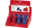 Taille-crayon Faber-Castell "Sleeve" Mini simple rouge/bleu
