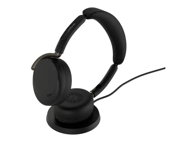 Jabra Evolve3 65 Flex UC Stereo Bluetooth Headset USB-A Laadpad