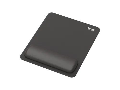 Muismat met polssteun Fellowes Breyta zwart 20x24cm