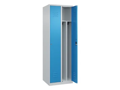 locker voor scheiding van kleding,HxBxD 1850x600x500mm,2vak