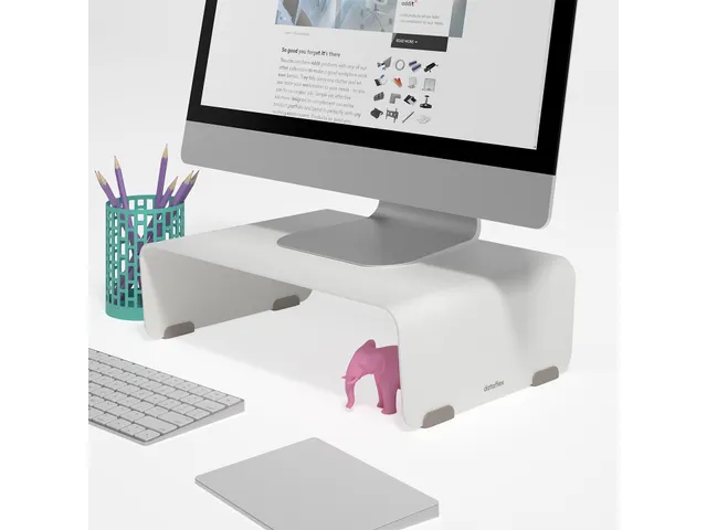 Dataflex Monitorverhoger Addit Bento Wit