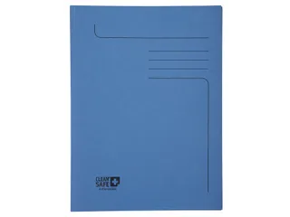 Dossiermap Exacompta Clean'Safe 2kleppen blauw 5 stuks - 1