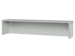 opzetvitrine,HxBxD 350x1200x320mm,hout,lichtgrijs,slijt- en krasvast