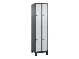 dubbeldekse locker,HxBxD 1950x500x500mm,2x2vak.,vak B 250mm
