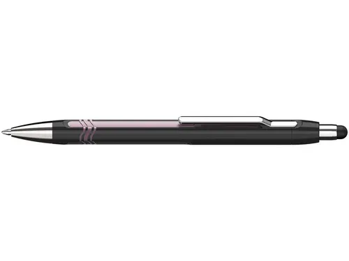 Balpen Schneider Epsilon Touch Blauwschrijvend, Huls Zwart/roze