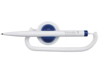 Balpen Schneider Klick-Fix Wit met koord Medium - 5