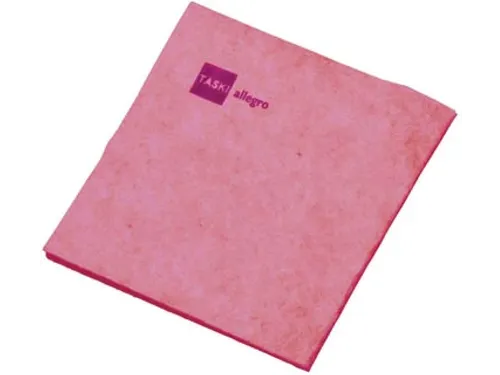 Allegro reinigingsdoek rood 38x40cm, pak van 25 stuks