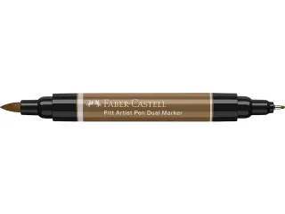 Tekenstift Faber-Castell Pitt Artist Pen duo marker 180 amber - 4
