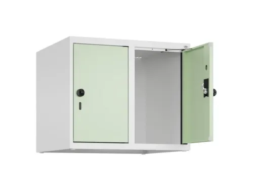 opzetkast,v. locker,2vak.,vak B 300mm,HxBxD 500x600x500mm,draaigrendel