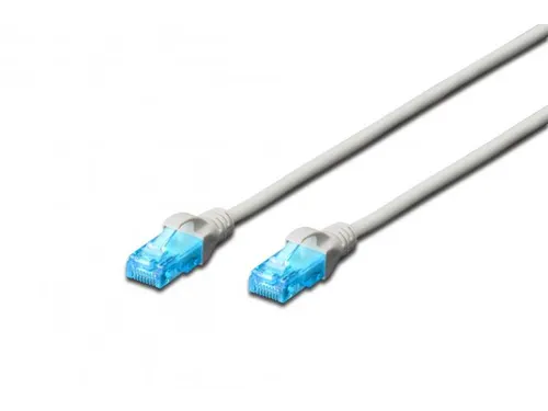 CAT 5e U-UTP patchkabel CU PVC AWG 26/7 Lengte 1,5m Grijs