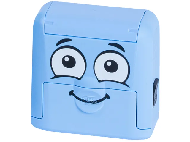 Tampon textile Colop Marky personnalisable bleu