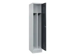locker voor scheiding van kleding,HxBxD 1950x400x500mm,1vak