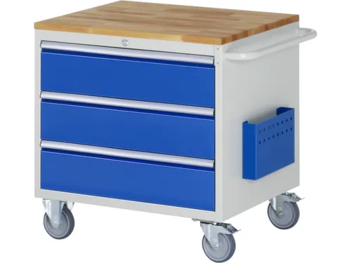 gereedschapswagen,HxBxD 795x770x650mm,beukblad,draagverm. 450kg